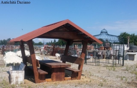 Gazebo in legno massello
