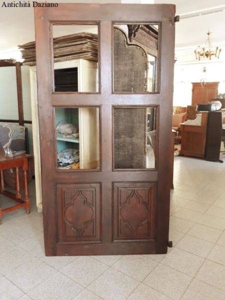 Porta a vetri in noce fine ‘700