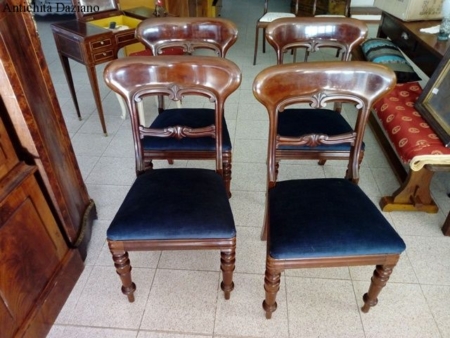 Sedie inglesi epoca vittoriana