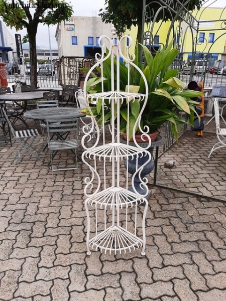 Scaffale angolare in fero pieghevole