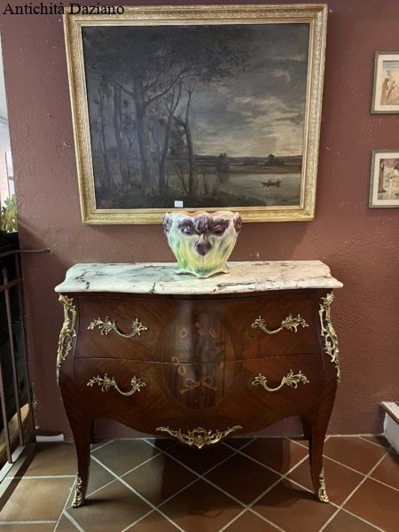 Comò bombato stile Luigi XV