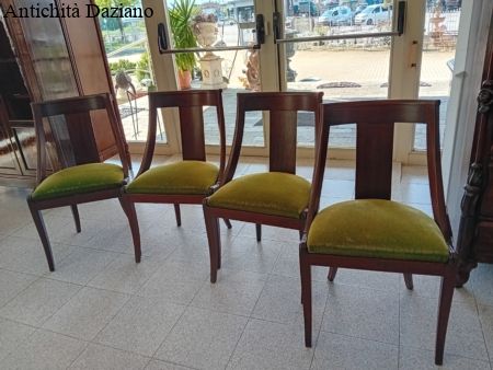 Sedie Impero 4 pezzi