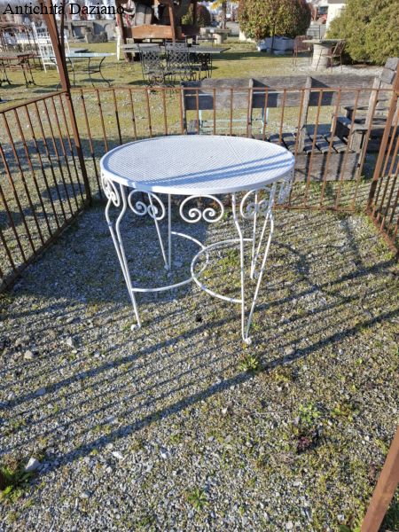 Tavolo rotondo ferro