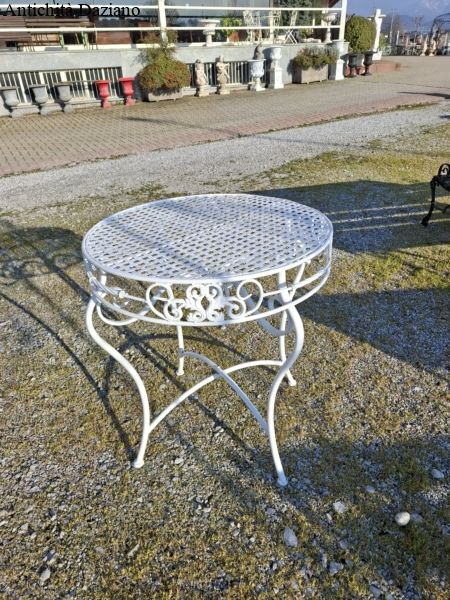 Tavolo ferro e ghisa