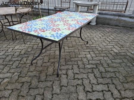 Tavolo mosaico rettangolare