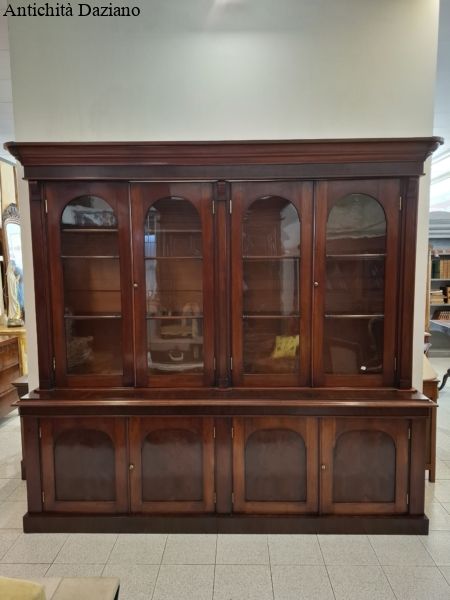 Libreria in mogano XIX secolo