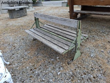 Panchina militare doppia seduta